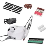 Clanmacy Maniküre-Pediküre-Set Elektrische Nagelfräser Nagelfeile Pediküre Fußpflegegerät Maniküre