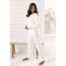 ELBSAND Strickhose Loungewear Weiß 36/38