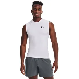Under Armour HeatGear Armour Kompressions-Tank-Top Herren 100 white/black XL
