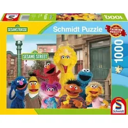 SCHMIDT SPIELE 57574 PUZZLE 1000 Teile Sesamstraße Ein Wiedersehen mit guten alten Freunden