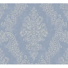 A.S. Création Vliestapete A.S. CRÉATION "Pure Elegance Ornament-Tapete Mustertapete Barock Raute", lila (violett), B:0,53m H:0,02m L:10,05m, Vlies, Tapeten, Vliestapete klassisch für Schlafzimmer Küche Wohnzimmer Ornament Flur