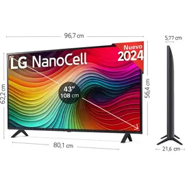 LG 43NANO81T6A 43" 4K NanoCell Smart TV