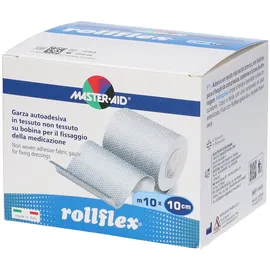 MASTER AID Pflaster Rollflex In Mullbinden 10X10 Cm