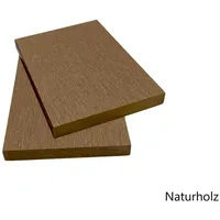 WPC Zaunbrett 110H16 Geschliffen Zaunlatte Gartenzaun 110x16x1000mm