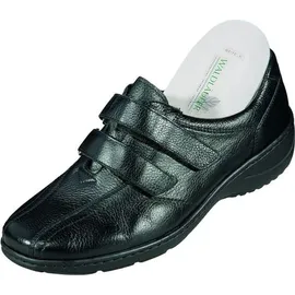 WALDLÄUFER Damen Halbschuhe schwarz, Leder, Weite K, 1332141/4.5 - Schwarz