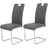 Hela Freischwinger Ruby Kunstleder grau 2er Set