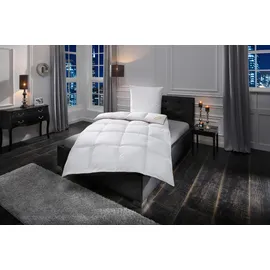 OBB Daunenbettdecke OBB "Emilias, Bettdecken für Sommer und Winter, Ganzjahresdecke", weiß, B:240cm L:220cm, Bezug: 100% Baumwolle. Füllung: 90% Daunen, 10% Federn, Bettdecken, Bettdecke 135x200 cm, 155x220 cm, weitere Größen, Made in Germany