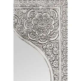 Marrakesch Orient & Mediterran Interior Orientalische Spiegel Malika Silberfarbig Klein