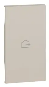 Legrand KM01MH2GEN LivingNow 2-mod. Tastenabd. My Home mit Symbol ”Haus verlassen”, Farbe Sand 1