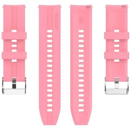 König Design Sport Ersatz Armband für Huawei Watch GT 3 46 mm Silikon Band Loop, Farbe:Rosa - Rosa