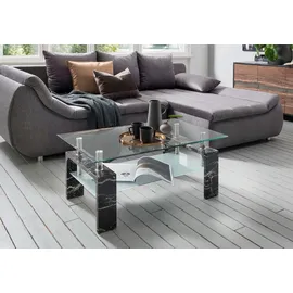 Paroli Couchtisch PAROLI Schwarz Marmor 100 x 45 x 60 cm