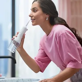 Philips Sonicare Power Flosser 3000 HX3826/31 weiß + Kulturtasche