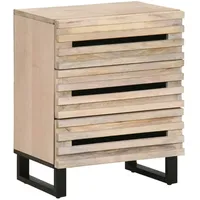 VidaXL Nachttisch 50x34x62 cm Massivholz Mango