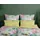 Muller Textil XABINE Blumen/Mandala Grün 155 x 220 cm + 2 x 80 x 80 cm
