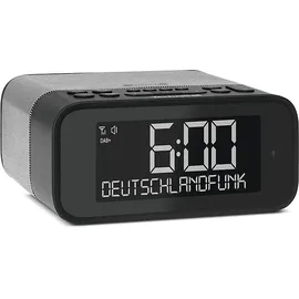 TechniSat DIGITRADIO 52 BT DAB+/UKW-Uhrenradio mit Bluetooth-Funktion, DAB+/UKW, DAB, DAB+, AM, FM, Bluetooth, Schwarz