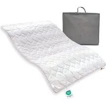 Sympathica Sommerdecke Leinen Sommer Bettdecke Sommerbett 155x220 60° Allergiker - Weiß