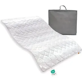 Sympathica Sommerdecke Leinen Sommer Bettdecke Sommerbett 155x220 60° Allergiker - Weiß