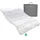 Sympathica Sommerdecke Leinen Sommer Bettdecke Sommerbett 155x220 60° Allergiker - Weiß
