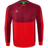 Erima Six Wings Sweatshirt rot/bordeaux 140