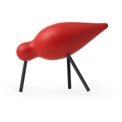 Normann Copenhagen - Shorebird Bildhauerei Medium Red - 15 cm - 11 cm