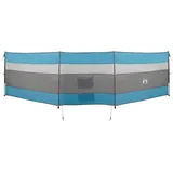 vidaXL Camping-Windschutz Blau 508x130 cm Wasserdicht