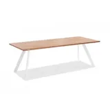 Niehoff Tisch Stativprofil ivory - 180 x 95 cm Teak recycled