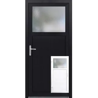 PANTO K504 links 98 x 198 cm weiß/anthrazit