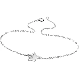 FIRETTI Armband "Schmuck Geschenk Silber 925 Armschmuck Armkette Stern", silber (silberfarben, kristallweiß, kristallweiß), Armbänder, Damen, 18cm, Silber 925 (Sterlingsilber), Armband, mit Zirkonia (synth.)