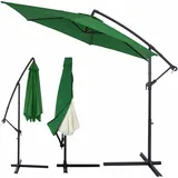 Kingsleeve Ampelschirm Grün Alu Ø300cm UV-Schutz 50+ - Abdeckung