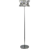 Searchlight Stehlampe Stehlampe Uptown, 3-flammig, ohne Leuchtmittel, Glamourös silberfarben
