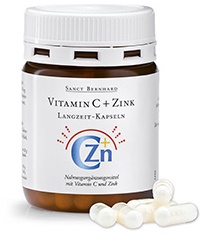 Gélules longue durée vitamine C + zinc - 37 g