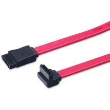 Digitus SATA Anschlusskabel, L-Typ Bu/Bu, 0.5m, rot