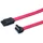 Digitus SATA Anschlusskabel, L-Typ Bu/Bu, 0.5m, rot