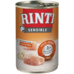 Hunde - Nassfutter RINTI Adult Sensible Huhn & Reis, 400 g