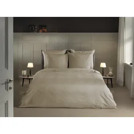 Heckett & Lane Banda Gestreift Beige 135 x 200 cm + 80 x 80 cm