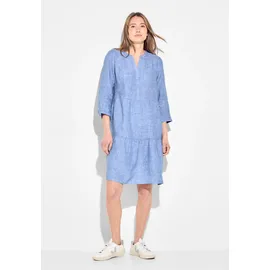 Cecil Gr. XL (44), N-Gr, linen chambray blue) Damen Kleider Freizeitkleider soft und trageangenehm