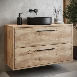 Badplaats Waschtischunterschrank Florence 80 x 46 x 46 cm Kastanie Eiche
