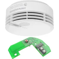 Hekatron Genius Plus X Modell 2020+Basis X Funk-Rauchwarnmelder inkl.