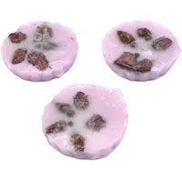 LivuX 3X Duftwachs Rose für Duftlampen 15 g Feiner Rosenduft Hochwertiges Wachs Rund 5 cm Ideal für Aromatherapie und Entspannung 1134