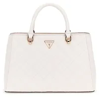 GUESS Handtasche Eco Carly Girlfriend Satchel Stone