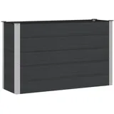 vidaXL Hochbeet 150 x 50 x 91 cm Schwarz