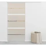 vidaXL Schiebetür mit Softclose ESG-Glas und Aluminium 90x205 cm