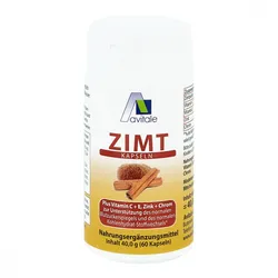 Zimt Kapseln 500 mg+Vitamin C+e