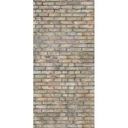 BREUER Badrückwand, Muster: Mauer-Optik-Vintage, Aluminium-Verbundplatte - bunt