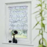 LIEDECO Doppelrollo Espiral 75 x 160 cm blau
