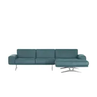 KOINOR Ecksofa  Hiero ¦ türkis/petrol ¦ Maße (cm): B: 298 H: 80 T: 154