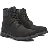 Timberland Womens 6in Premium Shearling Lined Waterproof Boot black 6.5 Wide Fit