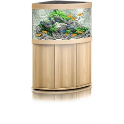 JUWEL Trigon 190 LED Aquarium mit Unterschrank helles Holz