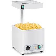 Royal Catering Pommeswärmer mit Wärmebrücke GN 1/2 Wärmestrahler Pommes Frittenwanne