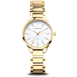 BERING Damen Uhr Quarz Movement - Titanium Collection mit Titan und Saphirglas 15630-734